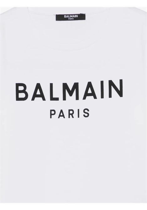 T-shirt con logo BALMAIN KIDS | BY8R11 Z3672100NE